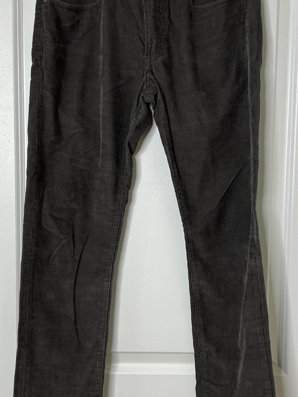 J.Crew 484 Slim Fit Fine-Wale Corduroy Pants 30/30 Men’s 100% Cotton Charcoal